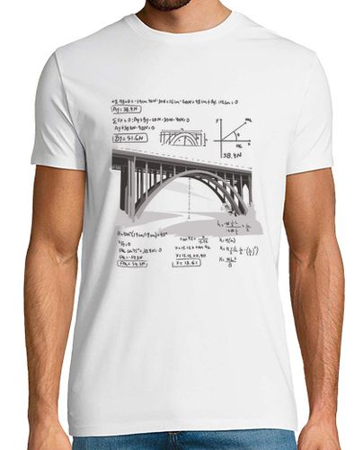 Camiseta Hombre Manga Corta camiseta de ingeniero de puentes y minas, dibujo raro, laTostadora - latostadora.com - Modalova