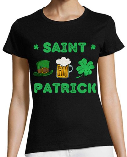 Camiseta mujer sombrero de cerveza de trébol de irland - latostadora.com - Modalova