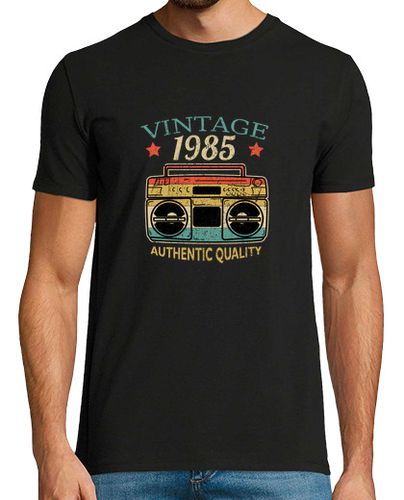 Camiseta regalo de cumpleaños de calidad auténtica de radio vintage 1985 - latostadora.com - Modalova