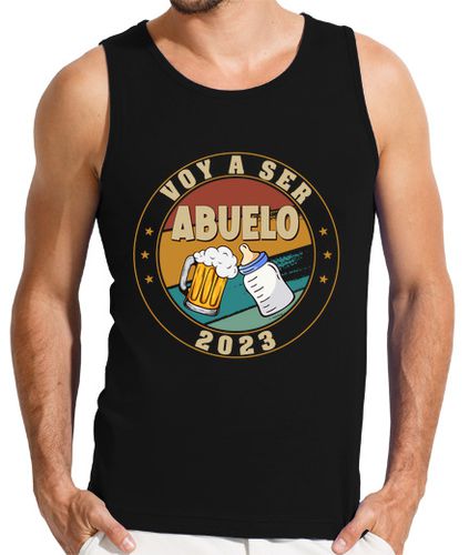 Camiseta Voy A Ser Abuelo 2023 Anunciar Abuelos - latostadora.com - Modalova