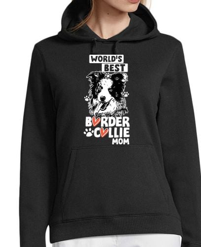 Sudadera Con Capucha Para Mujer la mejor mamá border collie del mundo laTostadora - latostadora.com - Modalova