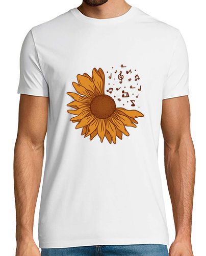 Camiseta amante de la música de girasol - latostadora.com - Modalova
