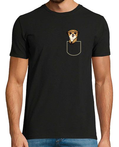 Camiseta suricate en el bolsillo regalo suricata bolsillo camiseta - latostadora.com - Modalova