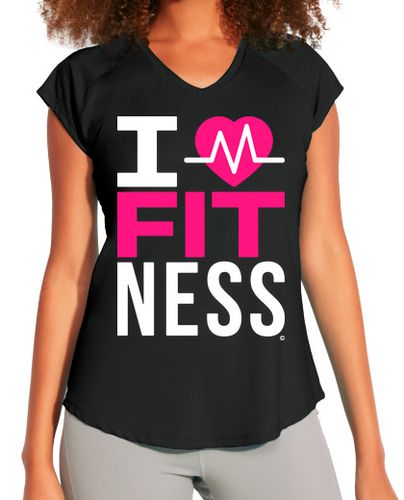 Camiseta deportiva mujer I Love Fitness - latostadora.com - Modalova