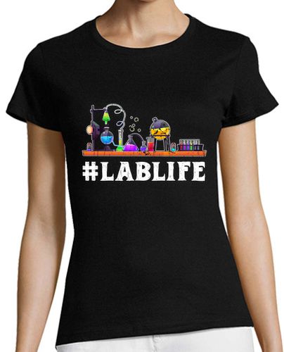 Camiseta mujer laboratorio lablife - latostadora.com - Modalova