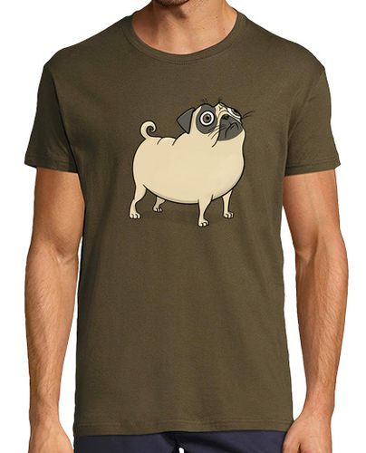 Camiseta Pug gracioso apenado - latostadora.com - Modalova