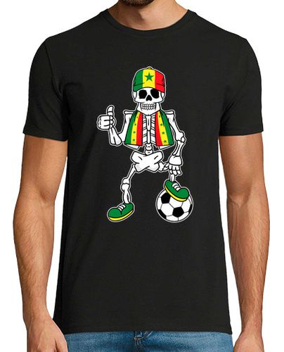 Camiseta Esqueleto Hincha De Futbol Senegal - latostadora.com - Modalova