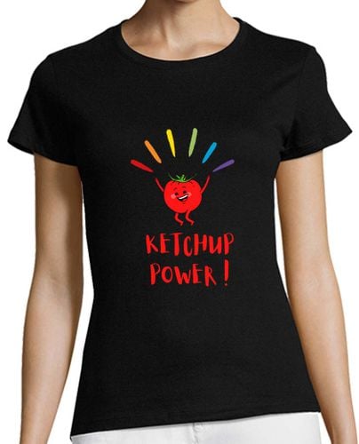 Camiseta Mujer Manga Corta salsa de tomate de poder laTostadora - latostadora.com - Modalova