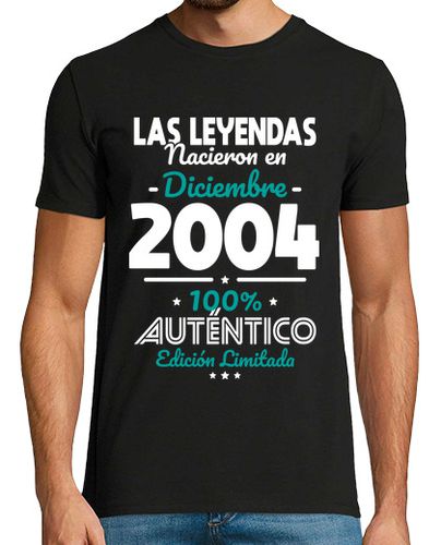 Camiseta 18 años - Leyendas Diciembre 2004 - latostadora.com - Modalova