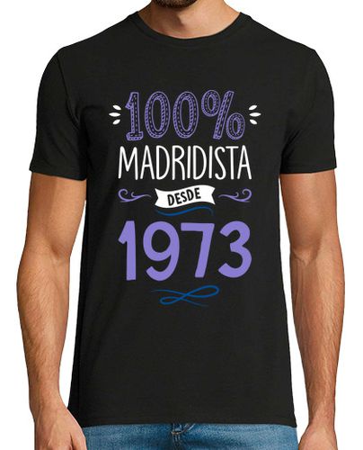 Camiseta 100 x 100 Madridista Desde 1973 - latostadora.com - Modalova