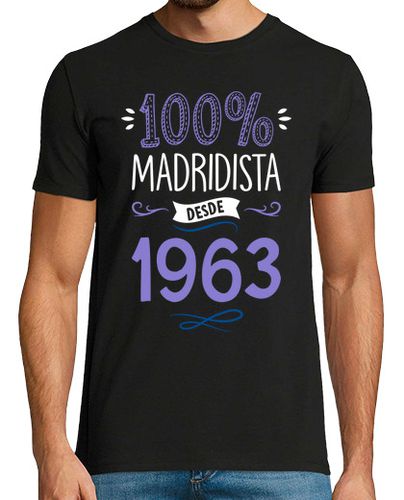 Camiseta 100 x 100 Madridista Desde 1963 - latostadora.com - Modalova
