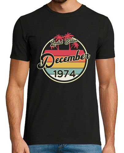 Camiseta vintage años 80 diciembre de 1974 45.a idea de regalo de cumpleaños - latostadora.com - Modalova