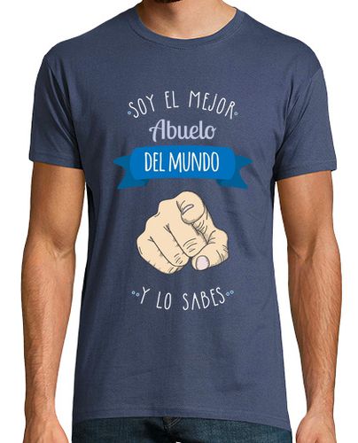 Camiseta Hombre Manga Corta Mejor Abuelo Del Mundo Y lo Sabes, Día del Padre laTostadora - latostadora.com - Modalova