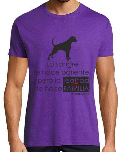 Camiseta Lealtad es Familia - logo Negro - latostadora.com - Modalova