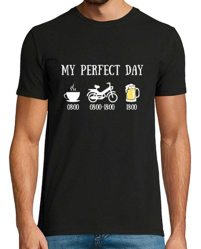 Camiseta mi día perfecto humor ciclomotor - latostadora.com - Modalova
