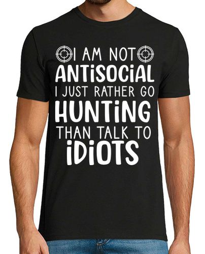 Camiseta no soy antisocial solo prefiero ir de c - latostadora.com - Modalova