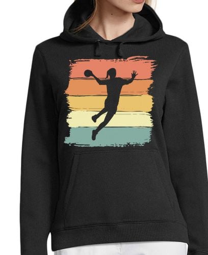 Sudadera Con Capucha Para Mujer balonmano retro vintage para balonmano laTostadora - latostadora.com - Modalova