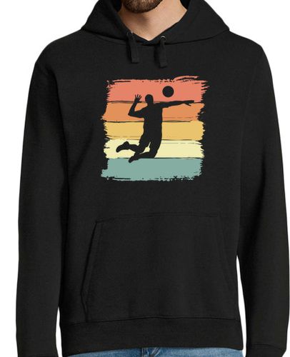 Sudadera Con Capucha Para Hombre voleibol retro vintage para voleibol laTostadora - latostadora.com - Modalova