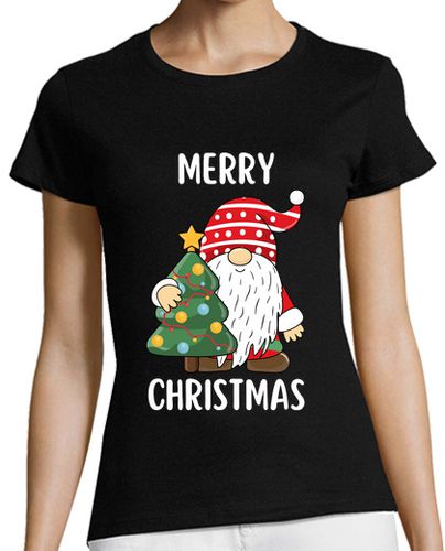 Camiseta mujer feliz navidad camisa divertida de navid - latostadora.com - Modalova