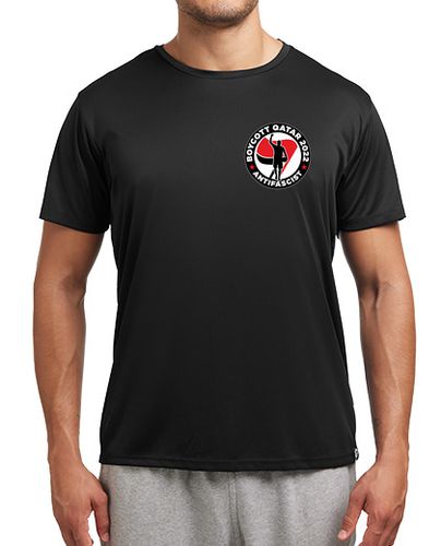 Camiseta Hombre Deportiva Boycott Qatar 2022 Tecnica 2 Futbol laTostadora - latostadora.com - Modalova