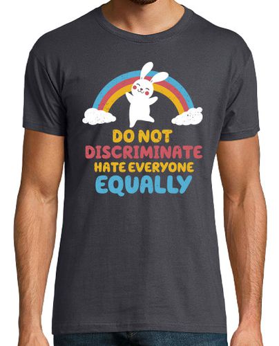 Camiseta Hombre Manga Corta Do not discriminate hate everyone equally laTostadora - latostadora.com - Modalova