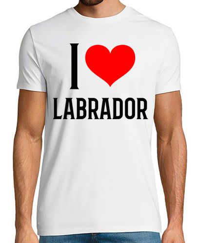 Camiseta yo corazón labrador amo a mi labrador - latostadora.com - Modalova