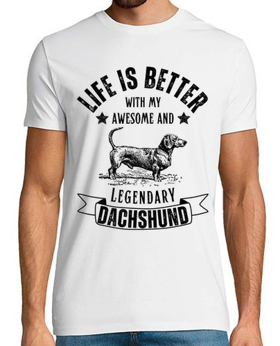 Camiseta dachshund retro vintage clásico - latostadora.com - Modalova