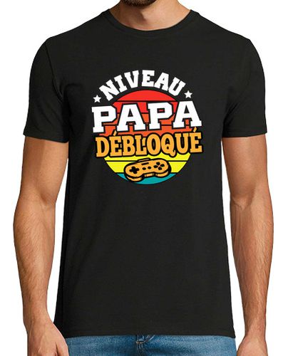 Camiseta nivel de papá desbloqueado humor - latostadora.com - Modalova