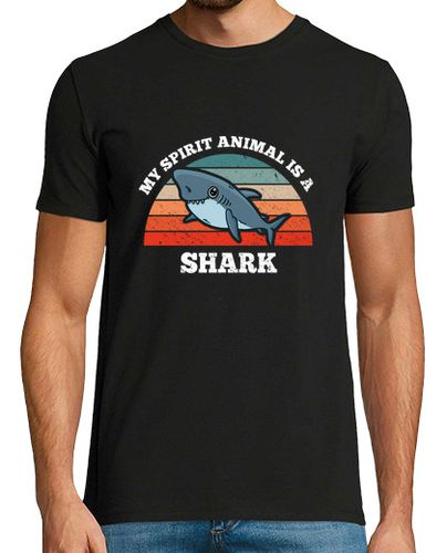 Camiseta retro vintage mi espíritu animal es un tiburón - latostadora.com - Modalova