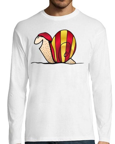 Camiseta Hombre Manga Larga caracol catalán laTostadora - latostadora.com - Modalova