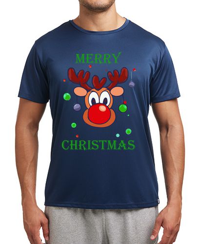 Camiseta deportiva feliz navidad reno gracioso navidad laTostadora - latostadora.com - Modalova