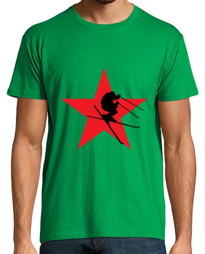 Camiseta Hombre Manga Corta camisa de esquí - snowboard - montaña laTostadora - latostadora.com - Modalova