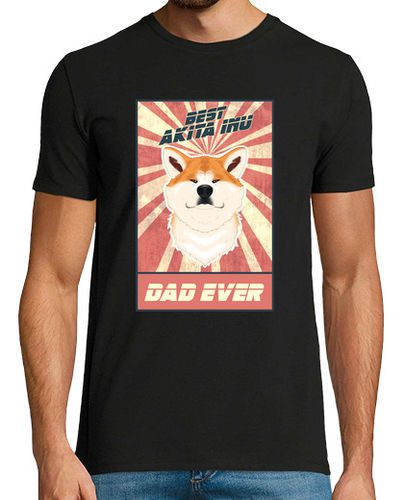 Camiseta el mejor papá de akita inu yo akita inu - latostadora.com - Modalova
