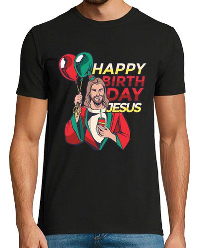 Camiseta feliz cumpleaños jesus cristianismo - latostadora.com - Modalova