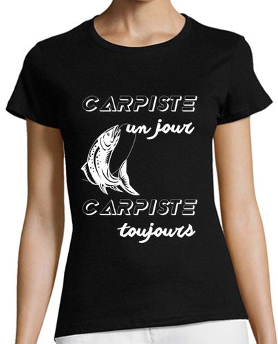 Camiseta Mujer Manga Corta carpa pescador camiseta carpa pesca laTostadora - latostadora.com - Modalova