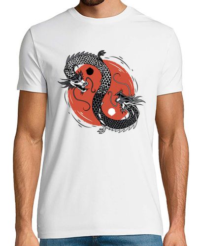 Camiseta Yin Yang Dragons - latostadora.com - Modalova
