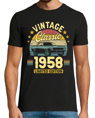 Camiseta Vintage 1958 65 Años Cumpleaños - latostadora.com - Modalova