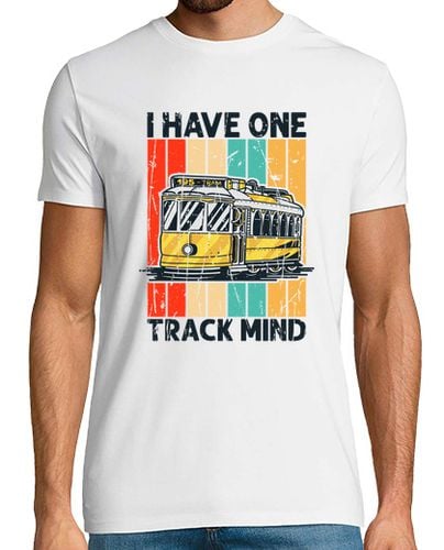 Camiseta Hombre Manga Corta tengo una pista de ferrocarril modelo d laTostadora - latostadora.com - Modalova