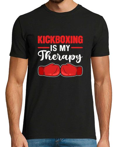 Camiseta kickboxing es mi terapia kickboxing - latostadora.com - Modalova