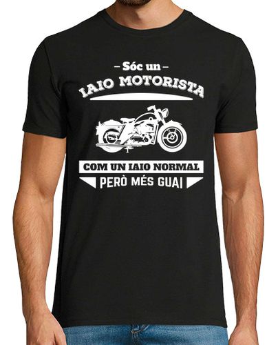Camiseta Sóc un Iaio Motorista, Com un Iaio Normal Però Més Guai, catalán - latostadora.com - Modalova