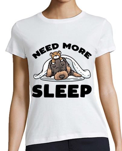 Camiseta mujer necesito dormir más dachshund de pelo d laTostadora - latostadora.com - Modalova