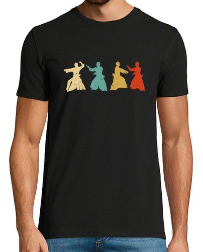 Camiseta vinatge aikido silueta luchador mma idea de regalo - latostadora.com - Modalova
