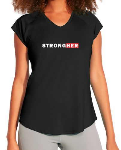 Camiseta deportiva mujer StrongHer - Feminismo laTostadora - latostadora.com - Modalova