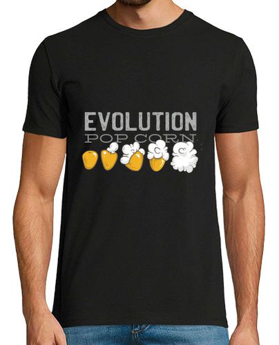 Camiseta Hombre Manga Corta evolución de las palomitas de maíz laTostadora - latostadora.com - Modalova