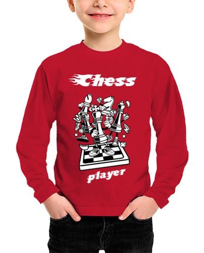 Camiseta Niño Manga Larga Chess player laTostadora - latostadora.com - Modalova