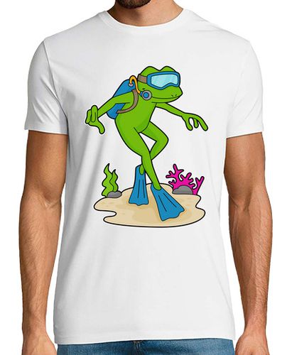 Camiseta rana buzo aletas de natación - latostadora.com - Modalova