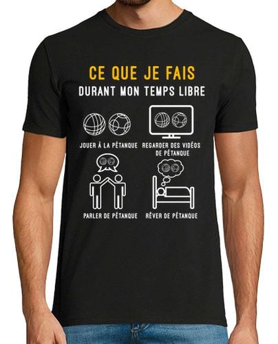 Camiseta Hombre Manga Corta lanzador de tiempo libre de petanca laTostadora - latostadora.com - Modalova