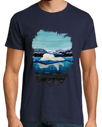 Camiseta Polar Bear swimming - latostadora.com - Modalova