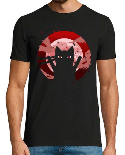 Camiseta gato ninja luna roja - latostadora.com - Modalova