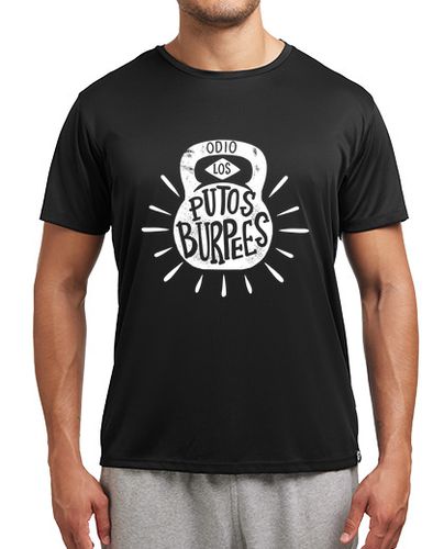 Camiseta camiseta BURPEES negra - latostadora.com - Modalova